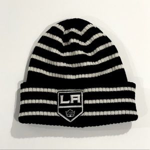 LA Kings Black and White Beanie